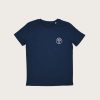 Fronte T-Shirt Uomo Blu Navy “Surf Rider 1984” Costa Est
