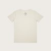 Retro T-Shirt Bianco Vintage Stampa “Surfing" Costa Est