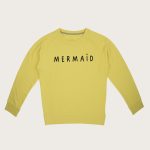Sweatshirt mermaid yellow front
